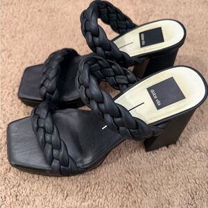 Dolce Vita Black Braided Sandals